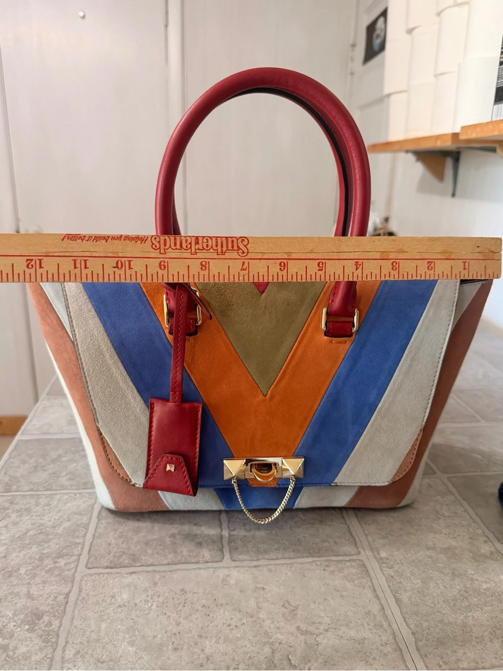 Valentino Garavani Demilune tote/ satchel features multicolor